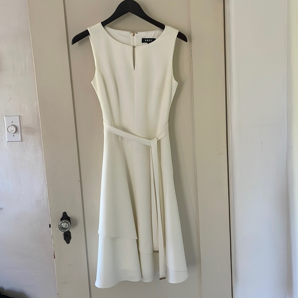 DKNY ivory dress